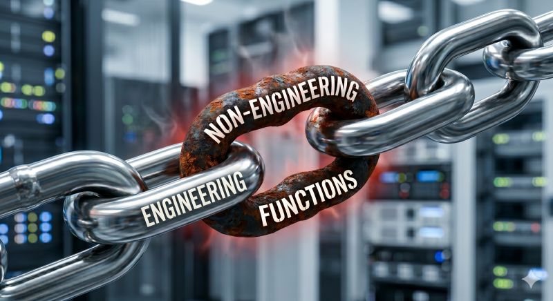 Gap between engineering AI output and go-to-market function AI maturity